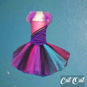 Mal from descendants tutu dress